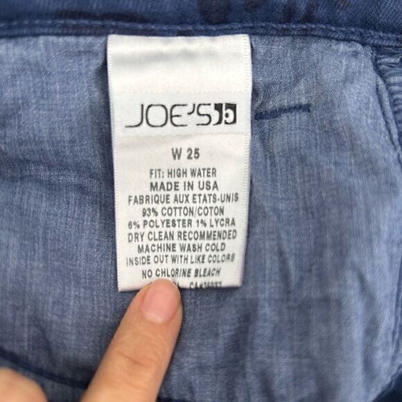 Joe's Jeans Wild Collection High Water Skinny Jeans in Blue Leopard Print - Picture 6 of 9